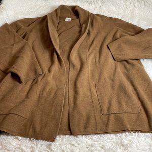 J. Crew Factory Open Front Jacket Shirt Top-3X-Read